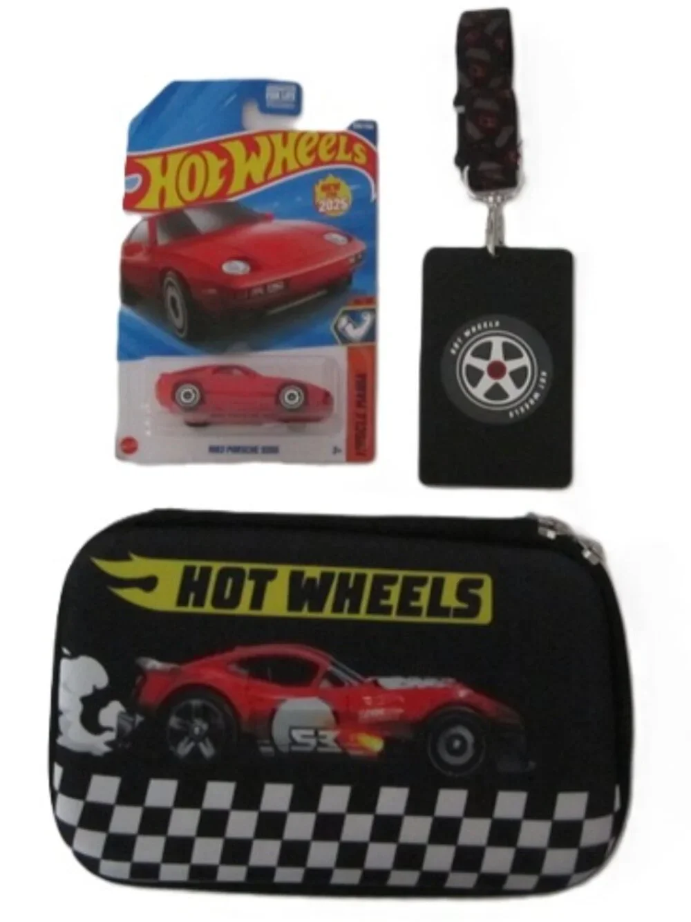 Backpack Hot Wheels, Lunch Bag, Gadget Box, Water Bottle & School Supplies NEW